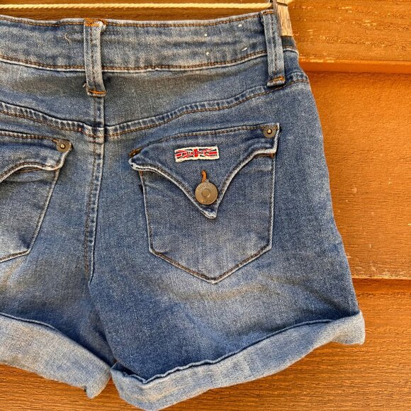 Hudson Girls Denim Cuffed Jean Shorts Size 12 Lightweight Casual Wear - Picture 7 of 9